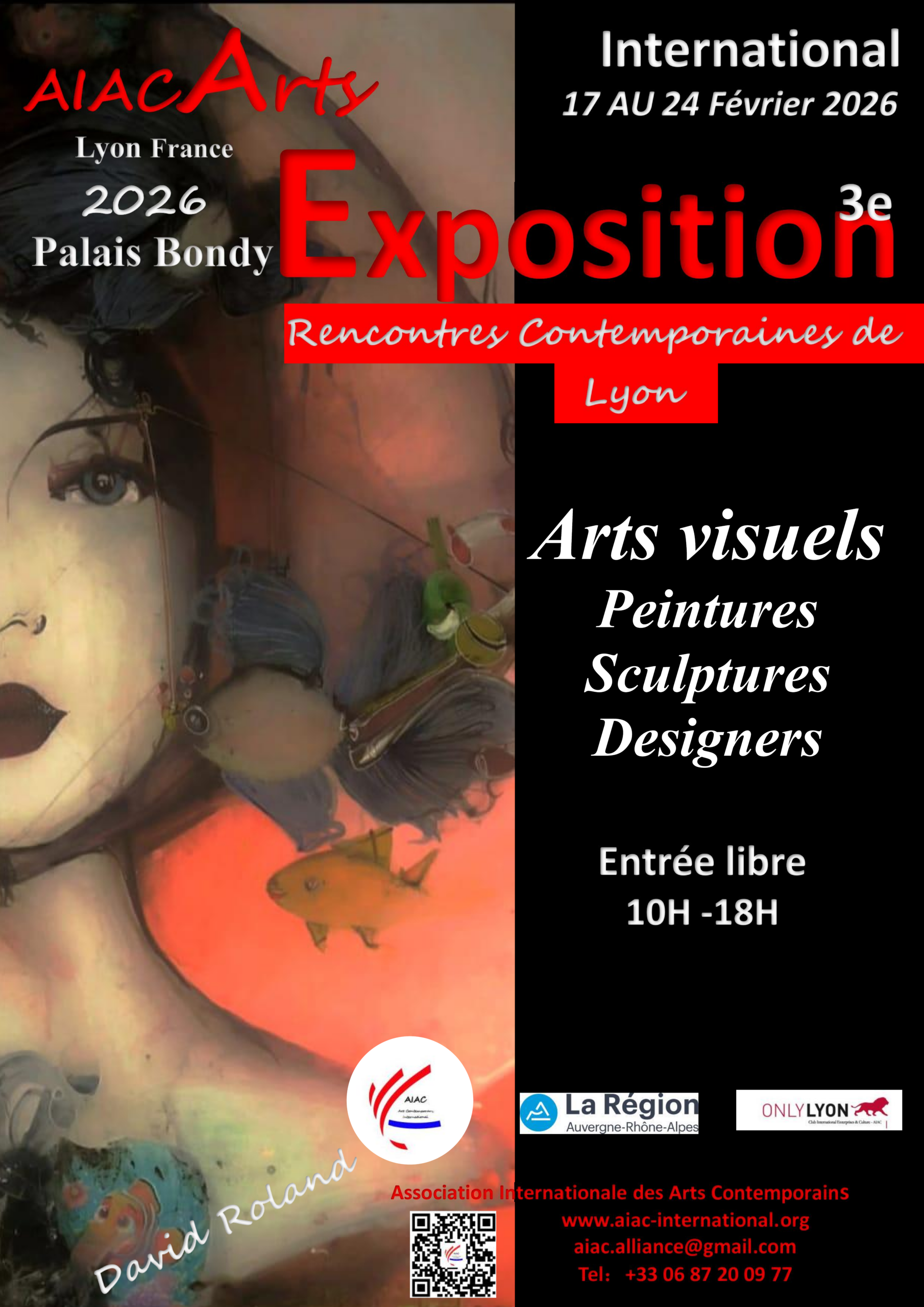 18e Biennale d'art contemporain PALAIS BONDY LYON  10 au 17 novembre 2026